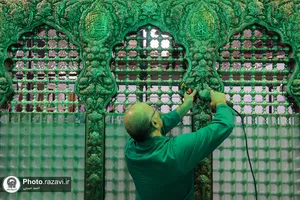 پروژه مرمت و بازسازی پنجره رواق حضرت معصومه(س)