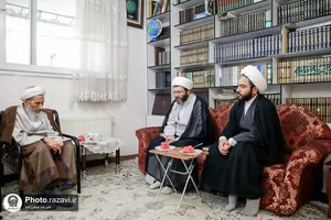دیدار کارگروه مدرسه تابستانی دارالعلم با علما در مشهد-1