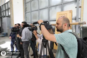 بازدید خبرنگاران شبکه های برون مرزی صدا و سیما از پروژه های عمرانی حرم مطهر