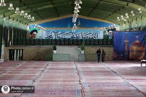 راه&zwnj;اندازی موکب کفشداران حرم مطهر رضوی در ملک آباد