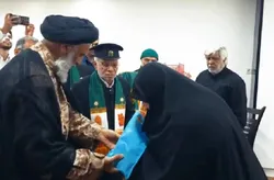 دیدار خادمان رضوی با خانواده شهیدان وندی و علی دادی در اهواز