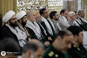 دیدار فرماندهان نواحی و حوز&zwnj;ه&zwnj;های بسیج با تولیت آستان قدس رضوی