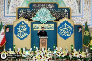 مراسم شب ولادت حضرت زینب(س) در حرم مطهر رضوی