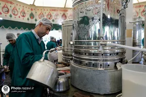 خدمت خادمیاران استان هرمزگان در حرم مطهر رضوی