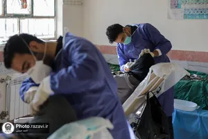 اردوی جهادی نذر شفا در روستای گیامی رضویه