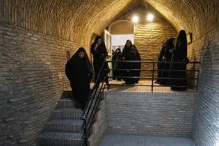 بازدید فعالان امربه‌معروف و نهی‌ازمنکر از موزه مردم‌شناسی و شمیم رضوان