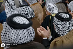 تشرف شیوخ عشایر عراق به حرم مطهر رضوی

