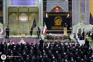 مراسم شام غریبان امام حسین(علیه&zwnj;السلام) در حرم مطهر رضوی