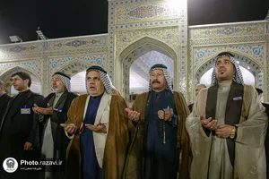 تشرف شیوخ عشایر عراق به حرم مطهر رضوی
