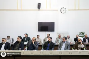 دیدار جمعی از فعالان فرهنگی و اجتماعی مشهد با تولیت آستان قدس رضوی