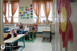 جشن عبادت دختران روستای گوارشک در حرم مطهر رضوی