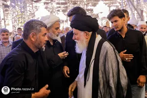 تشییع پیکر شهید سیدهاشم حسینی در حرم مطهر رضوی