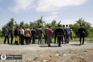 بازدید مسئولان روابط عمومی&zwnj;های آستان از موقوفات ملک در چناران