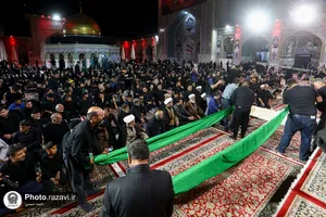 عزاداری هیئات مذهبی خراسان جنوبی در حسینیه حرم