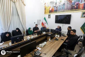 تجلیل از خانواده شهدای خبرنگار در حرم مطهر رضوی