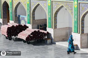 حال و هوای حرم مطهر رضوی در آستانه ولادت امام رضا علیه&zwnj;السلام