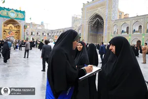نظرسنجی و افکارسنجی از زائران همزمان با دهه کرامت