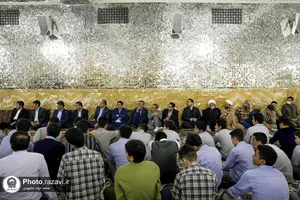 دیدار دانش&zwnj;آموزان مدارس امام رضا علیه&zwnj;السلام با تولیت آستان قدس رضوی