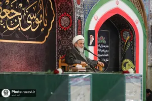 وداع زائران حرم رضوی با 5 شهید مدافع حرم در شام شهادت حضرت موسی بن جعفر علیه السلام