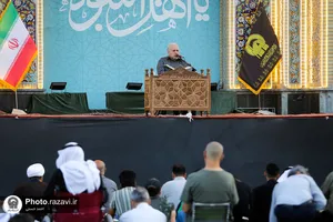 محفل انس با قرآن بمناسبت شهادت امام جواد علیه السلام در صحن غدیر حرم مطهر رضوی