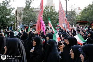 راهپیمایی روز عفاف و حجاب در مشهد