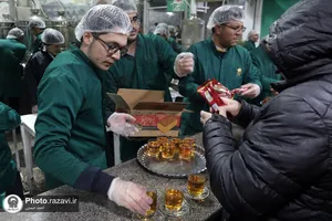حضور جمعی از نخبگان جوان کشور در چایخانه رضوی