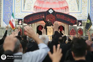 اجتماع عزاداران آذری زبان در رواق امام خمینی (ره)