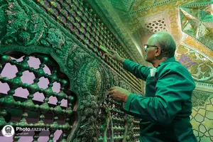 پروژه مرمت و بازسازی پنجره رواق حضرت معصومه(س)