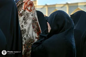 تشرف جمعی از بانوان سرپرست خانواده قمی به حرم مطهر رضوی
