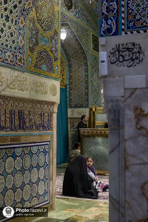تشرف خانواده شهدای پدافند هوایی ارتش به حرم مطهر رضوی