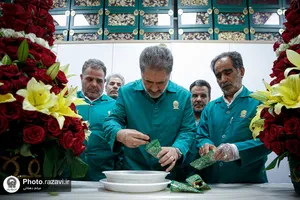 تشرف فرمانده نیروی پدافند هوایی ارتش جمهوری اسلامی ایران به حرم مطهر رضوی