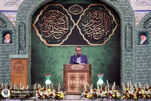 جشن میلاد پیامبر اکرم و امام صادق علیهما السلام در رواق امام خمینی حرم مطهر رضوی