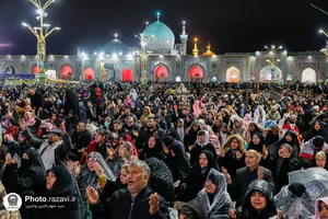مراسم احیا شب بیست و سوم ماه مبارک رمضان در حرم مطهر رضوی-2