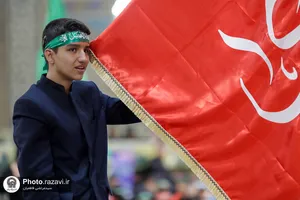 اجتماع دانش آموزی &laquo;احلی من العسل&raquo; در حرم مطهر رضوی