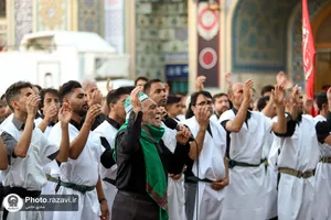 هیئت عزاداران خراسان جنوبی در حسینیه حرم