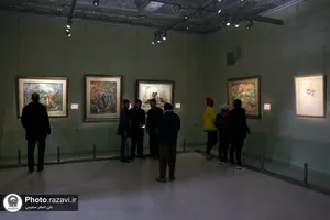 بازدید طلاب جامعه المصطفی از موزه آستان قدس رضوی