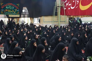 سوگواری زنان محله نوغان در سالروز شهادت امام هشتم علیه&zwnj;السلام