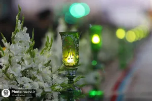 آیین خطبه خوانی شب شهادت امام رضا علیه السلام در حرم مطهر رضوی - 1
