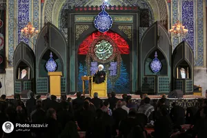 هیئت عزاداران استان زنجان در حسینیه حرم