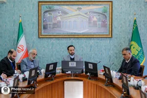 نشست صمیمانه کارکنان مرکز گزینش با قائم&zwnj; مقام تولیت آستان قدس رضوی