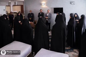 بازدید کارکنان آستان قدس رضوی از زائرسرای رضوی
