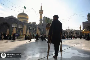 حال و هوای حرم مطهر رضوی در آستانه ولادت امام رضا علیه&zwnj;السلام