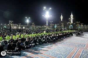 مراسم احیا شب نوزدهم ماه مبارک رمضان در حرم مطهر رضوی - 1