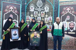 تجدید میثاق خادم یاران قرآنی قم با شهید شاکری در روز شهادتش