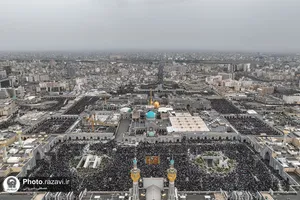 مراسم تحویل سال 1403 در حرم مطهر رضوی - 1
