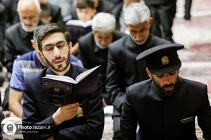 عزاداری دهه اول محرم با حضور تولیت آستان قدس رضوی-1