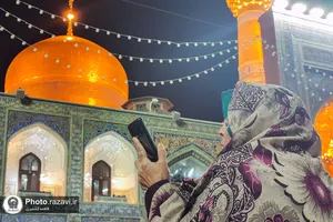حال و هوای حرم مطهر رضوی در ایام میلاد امیرالمومنین علیه السلام
