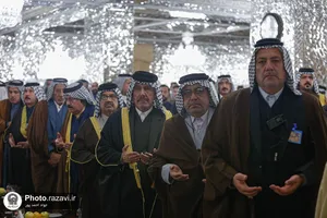 دیدار تولیت آستان قدس رضوی با شیوخ عشایر عراق