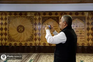 بازدید اصحاب رسانه از کتابخانه مرکزی آستان قدس رضوی