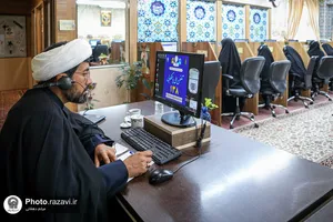 حضور معاون تبلیغات اسلامی حرم مطهر رضوی در سامانه ۱۳۸